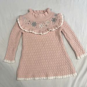 Cupcakes & cashmeres Knitted snowflake Winter Dress
